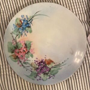 ❤️♥️Vintage tropical flower plate 1903-1921